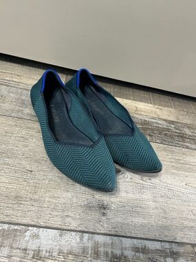 Rothy’s Teal Patterned Pointed toe Women's Flats